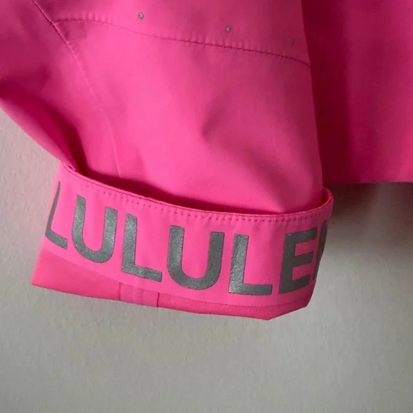 Lululemon Break a Trail Jacket Bright Pink Blossom Size 6 - Picture 12 of 15